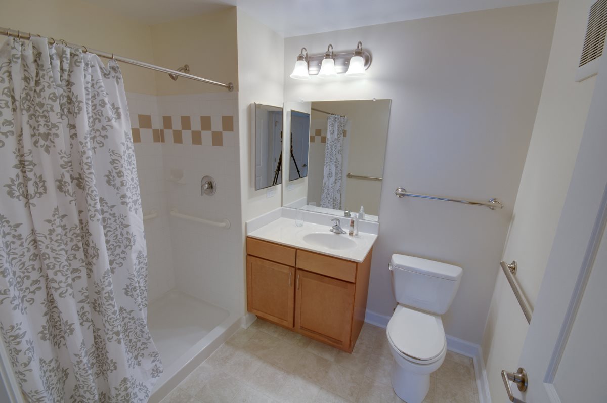 Bathroom with Step-in Shower
